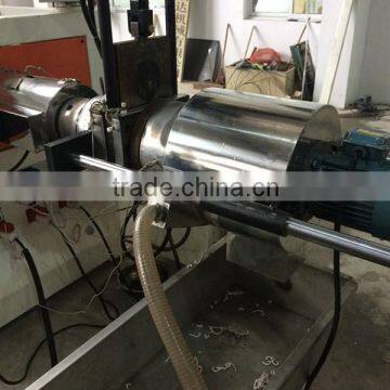 PP PE films pellet maker machine high output with force feeding