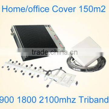 27dBm 70dB Tri Band Booster Home GSM 900/1800/2100 Signal Booster                        
                                                Quality Choice