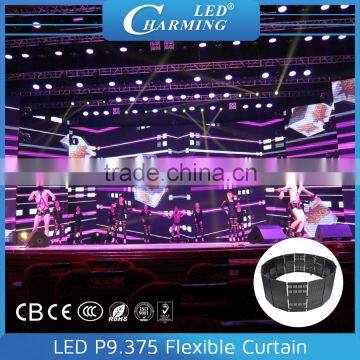 P9.375 soft led curtain backdrop for wedding