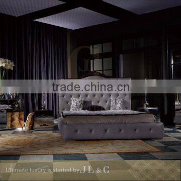 AB07-3 Nightstand With Stainless Steel Front Plate and Wooden Puller in Bedroom From JL&C Furniture Lastest Designs 2016 photo-3