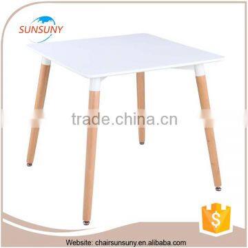 New Uniquely Cheapest Wood Frame Modern Plastic Dining Table photo-1