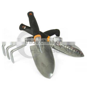 3pcs China Heavy Duty Garden Tool Sets with Non-slip Handles