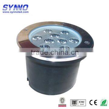 12v ip67 9w led inground light up light
