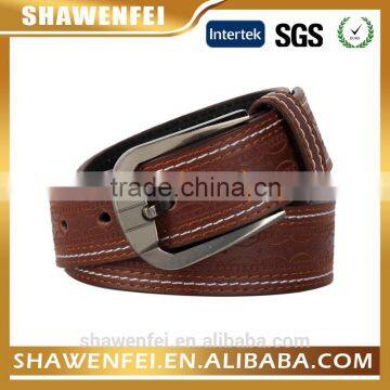 Manufacturer Also Low Price Coat Cowhide Man Belt photo-2