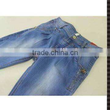 Light Blue Ladies Jeans Top Design With Unique Pocket photo-6