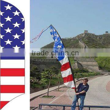 2015 Outdoor/Hand/String/flag Cape Rolling banner teardrop display banner