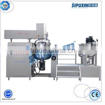 small cosmetic vacuum forming mixing making machine