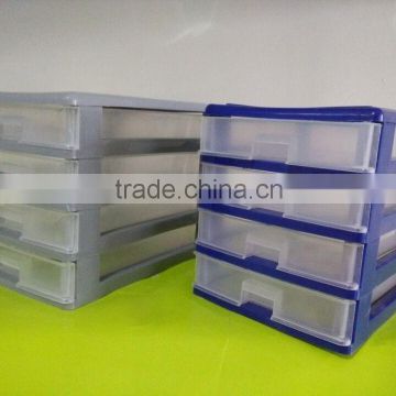 Hot salling 4 layers plastic drawer