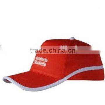 promotional edged baseball cap