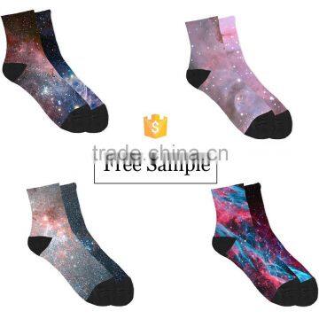 wholesale polyester ankle custom sublimated socks