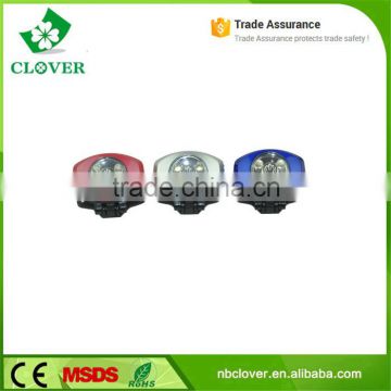 OEM available ABS Material powerful 30-50LM 0.5W 3 led headlamp promotional