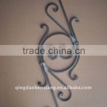 ornamental wrought iron scrolls used on fence,stairing,gate,guardrail