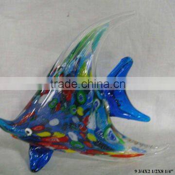 multicolored glass fish