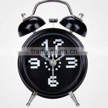 2013 new products metal desk/table twin bell /double bell alarm clock for promotion/retail