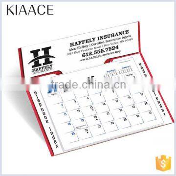 Desktop promotional custom cheap printing paper calendar 2015