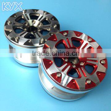 billet machined rc car wheel rims size 2.2