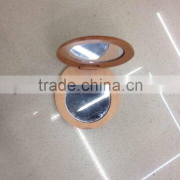 wooden double side cosmetic mirror compact mirror