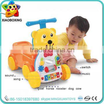 New arrival cartoon plastic baby walker toys for sale