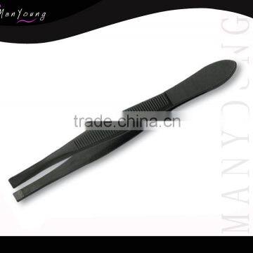 Graceful textured handle tweezers