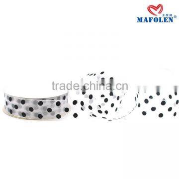 Cheap price 4cm custom printed dot wholesale deco poly mesh for dresses