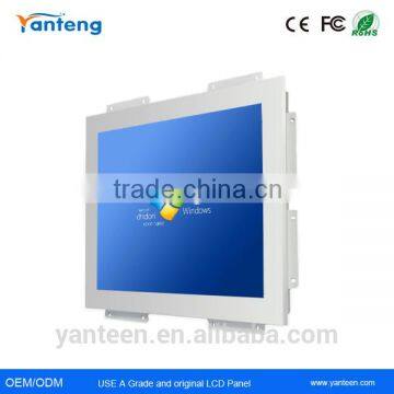 Metal casing 15inch resistive touchscreen open frame lcd monitor