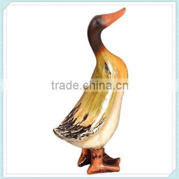 handmade resin duck statue for garden decoration