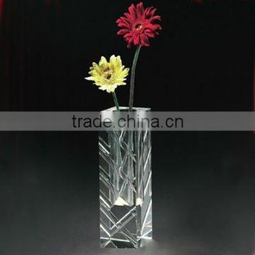 crystal hanging glass vase