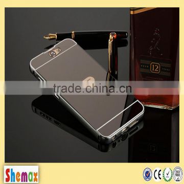 Wholesale best selling luxury cover for HTC A9 mirror air aluminum bumper case