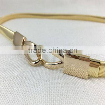 Fancy strech chain metal women belt