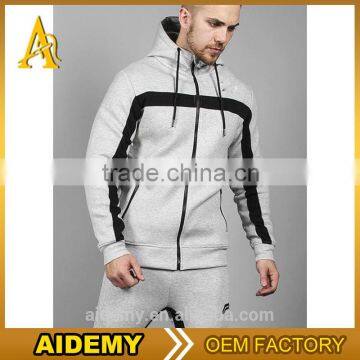 Custom your logo pullover black hoodies fleece sport zipper hoodies