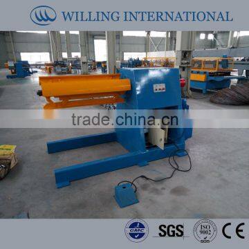 5 tons hydraulic steel coil unwinder