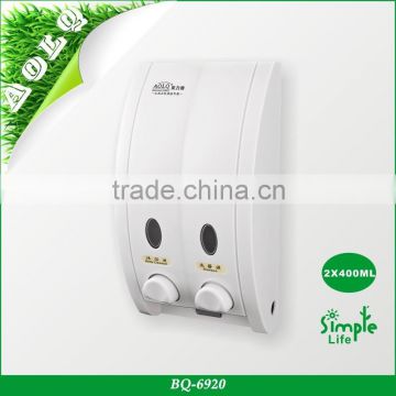 Alibaba China Hotel Bath Gel & Shampoo Double Liquid Soap Dispensers