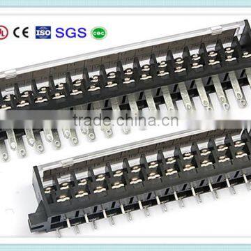 PLC Screw Brass Barrier Terminal Block 2KDS 300V 10A 7.62mm photo-2