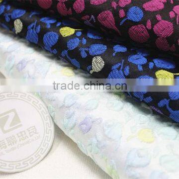 Embossment Jacquard Fabric in Flowers photo-3