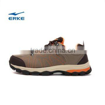 ERKE new mens outdoor shoes hiking shoes mens trail shoes for light walking and multi terrain PU+Mesh upper MD + rubber outsole