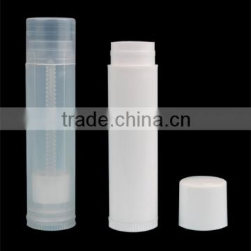 5g plastic lip balm tube PP material