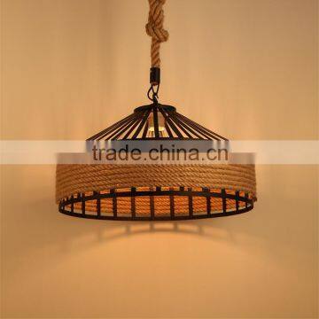 thin rope hanging pendant light stairs pendant light for home decor/Gallary/coffee bar/shopping mall