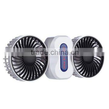 Couple Fan Rotate Foldable Double Fans Heads Handheld Rechargeable Portable Mini Usb Fan photo-3