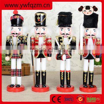 Cheap custom christmas gift wooden nutcracker