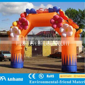 Wedding Decoration Entrance Arch/ Beauty Flower Inflatable Archway for Event Decoration