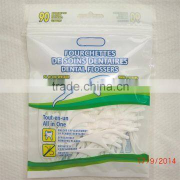 Plastic Dental Floss Pick, toothpicks, flosspick