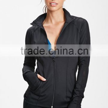 popular wholesale customize women winter sportsweaer slim fit sports jackets