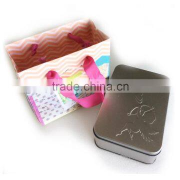 Promotional Square tin candy box for package