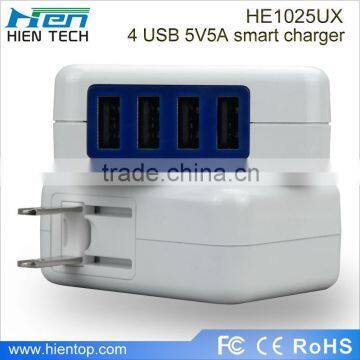 5V3.1A 4 USB charger for iphone 6 plus charging