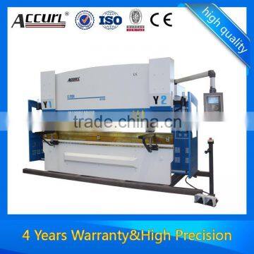 ACCURL CNC press Brake 130 ton 3000 mm with Synchro type CNC 4 axis Delam DA52s CNC System