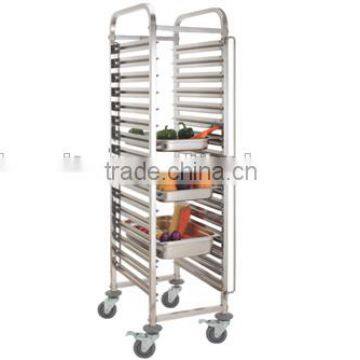 Welcome To Contact Us To Customized Products Of Stainless steel Rack Trolley 15-layers for bread oven