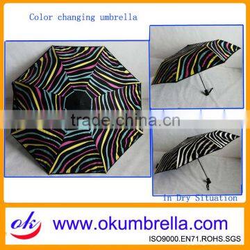 Acr 42'' Fashion Color Changing Umbrella Colour Change Umbrella OKF50