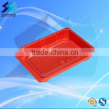 SM1-1103Red Wholesale customized disposable plastic food tray