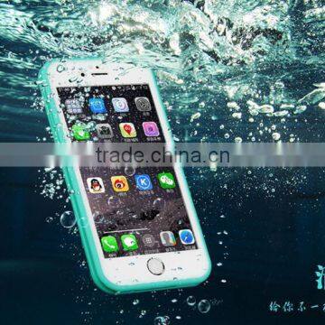 2015 Hot Selling Slim TPU Waterproof Cell Phone Cases for iPhone 6 & Plus