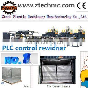 PLC control rewinder 7 layers PE air bubble film machine with best price and high quality